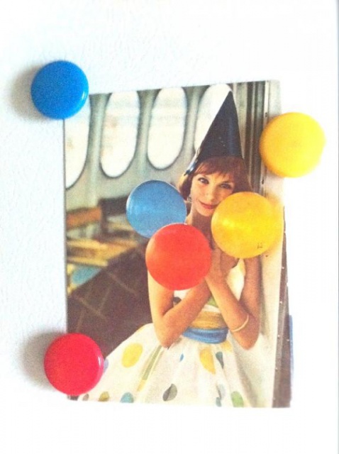 Balloon Lady With Magnets