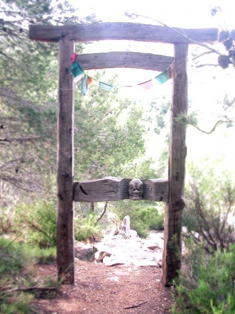 Entrance To The Ordination Stupa