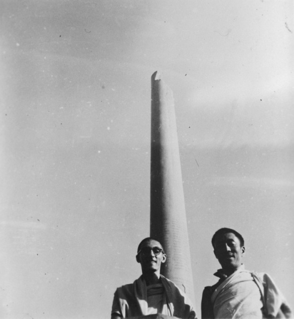Sangharakshita WIth Dhardo Rimpoche During Buddhajayanti