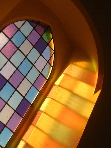 Sheffield Buddhist Centre Stained Glass