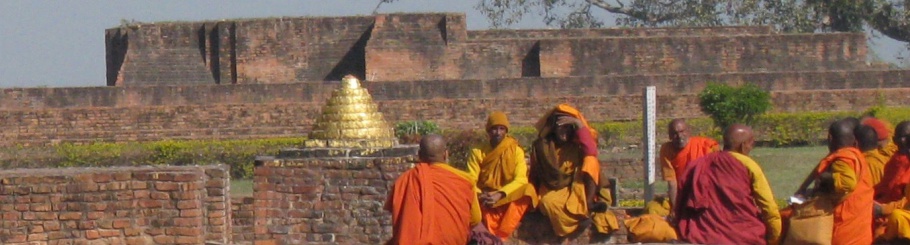 Indian Monks at the Jeta Grove