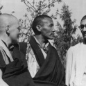 Sangharakshita With Kachu Rimpoche And A French Nun