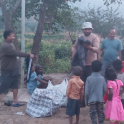 Cloths distribution 