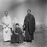 Sangharakshita With Kachu Rimpoche And Sogyal Rimpoche