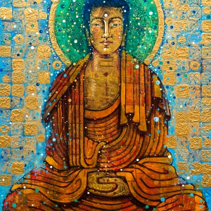 Shakyamuni painted by Aloka