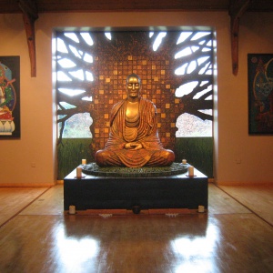The Buddha under the Bodhi tree Padmaloka style