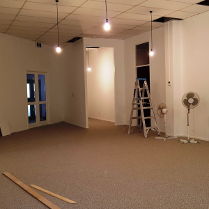 Main room (facing entrance) early March 2019