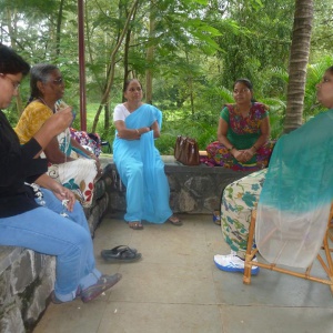 Dhni. Tarahardhaya talking to Group