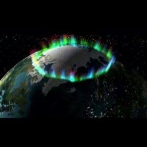 Recent NASA image of the northern lights encircling the rapidly melting polar ice-cap...