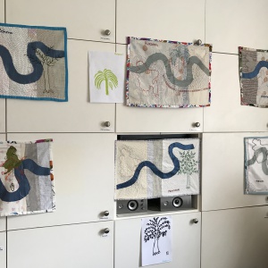 Textile Artwork created by the women involved in the Material Lives Project