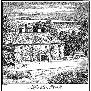 A drawing of Alfoxden Park in Somerset, UK, from 1920 | Image courtesy Wikipedia