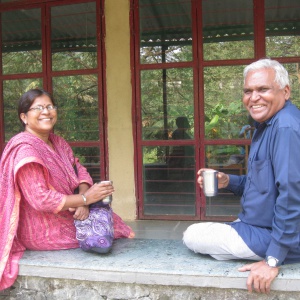 Dh. Chandrashil and Dhni. Vijaya