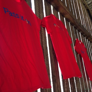 More red T shirts