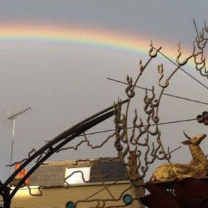 Rainbow over London Buddhist Centre