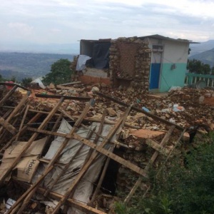 Earthquake ruins, Nepal