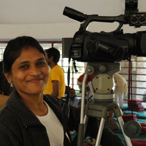 Neha filming at NNBY