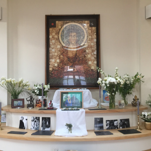 Shrewsbury Sangha shrine to Bhante
