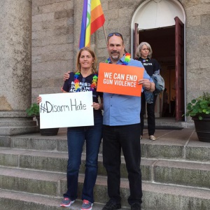 Deb and Mike, Portsmouth, NH vigil