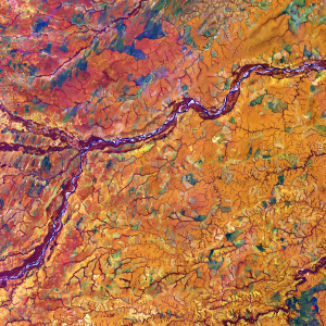 Meta River, marking part of the boundary between Colombia and Venezuela. Photo by USGS on Unsplash