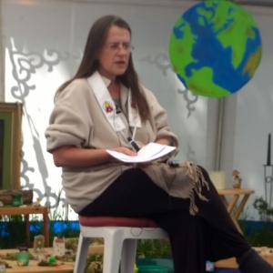 Maitrisara leading us in Joanna Macy activities 