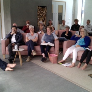 Subhadassi with flowers 