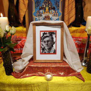 Image of Bhante on shrine 2