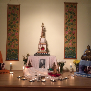 L'autel célébrant Bhante