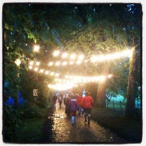 Twinkly night time lights