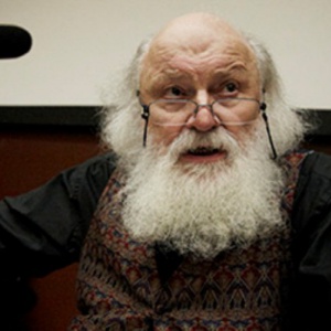 Geoffrey Hill at a recent reading in Leeds