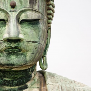 Buddha ansikte