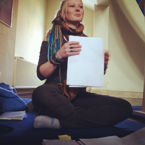 Kara gives a talk on Triratna as an alternative way of living