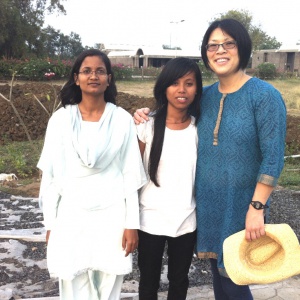 Viveka and friends from the Nagarjuna Institute