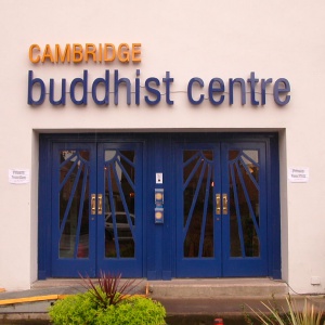 Cambridge Buddhist Centre entrance