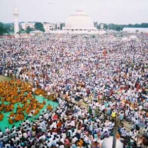 A million Indians gather in Nagpur on the 50th anniversary of Ambedkar's conversion to Buddhism
