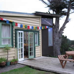 entrance to the retreat centre