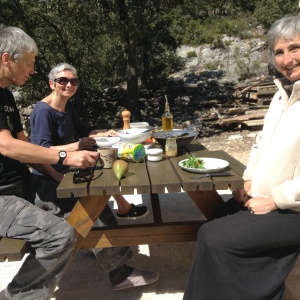 lunch with Samata Vassika and Acalavajri