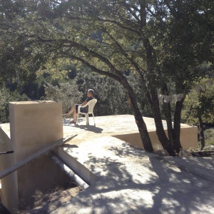 new terrace on water storage tank