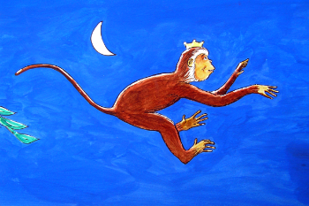 illustration of the Monkey King